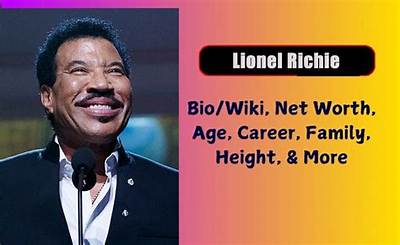 Lionel Richie Net Worth, Age, Height, Bio, Birthday, Wiki!