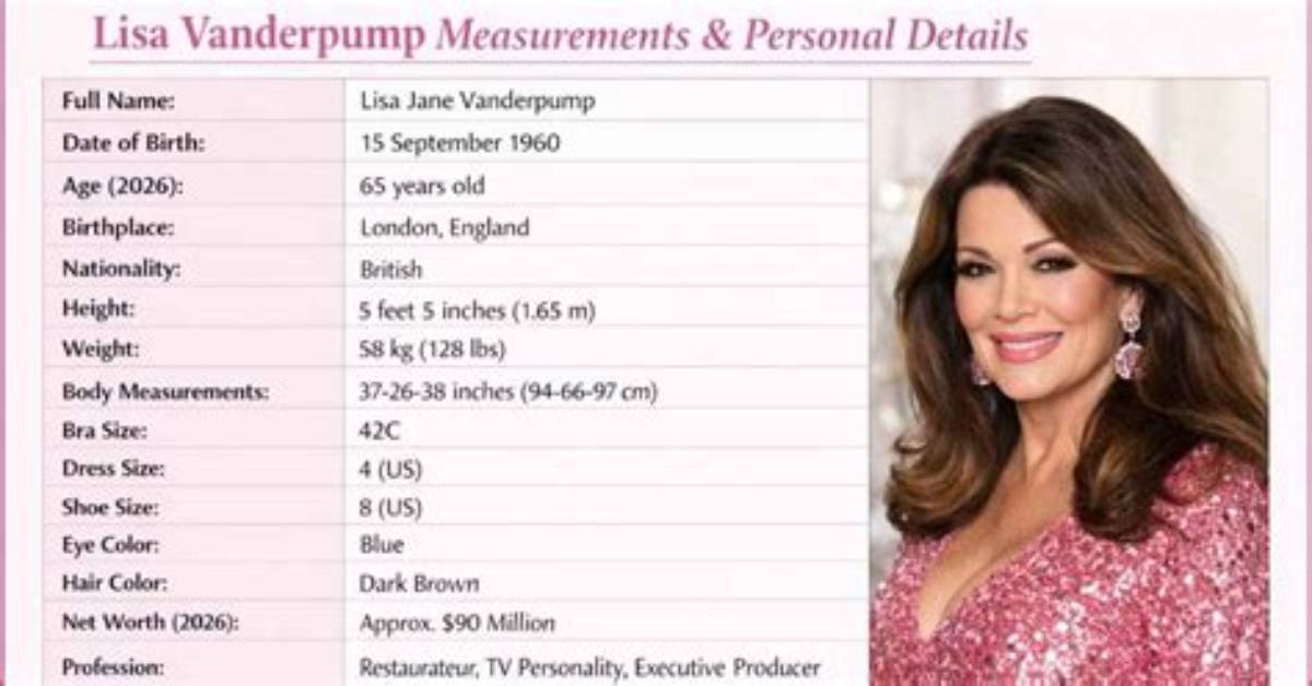 Lisa Vanderpump Net Worth, Age, Height, Bio, Birthday, Wiki!