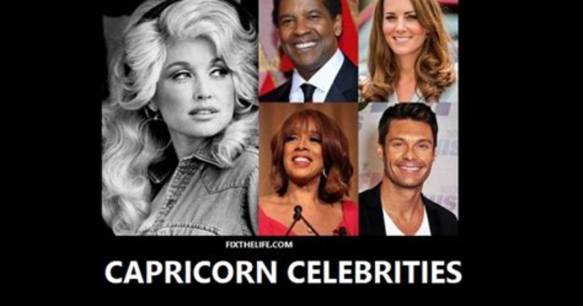 List of Famous Capricorn Celebrities