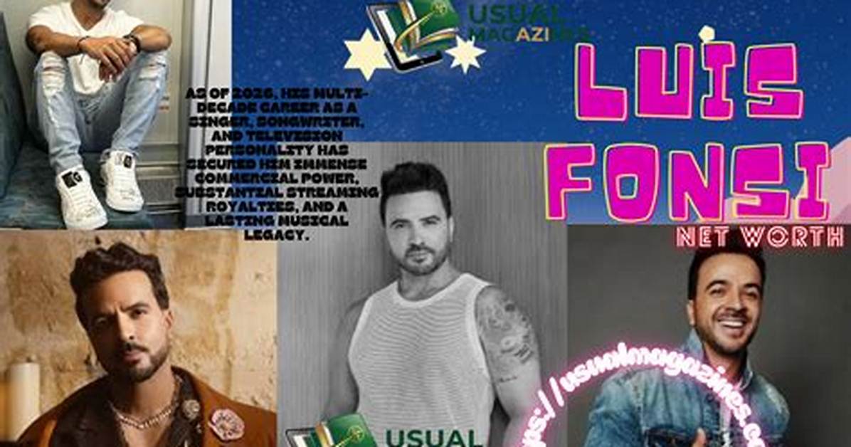Luis Fonsi Net Worth, Age, Height, Bio, Birthday, Wiki!