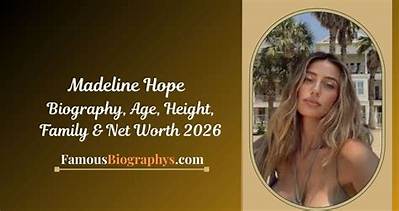 Madeline Mann - Net Worth, Age, Height, Birthday, Bio, Wiki!