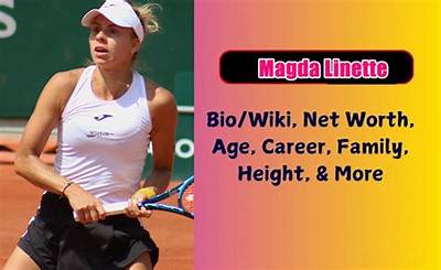 Magda Linette Net Worth 2024, Age, Height, Bio, Birthday, Wiki!