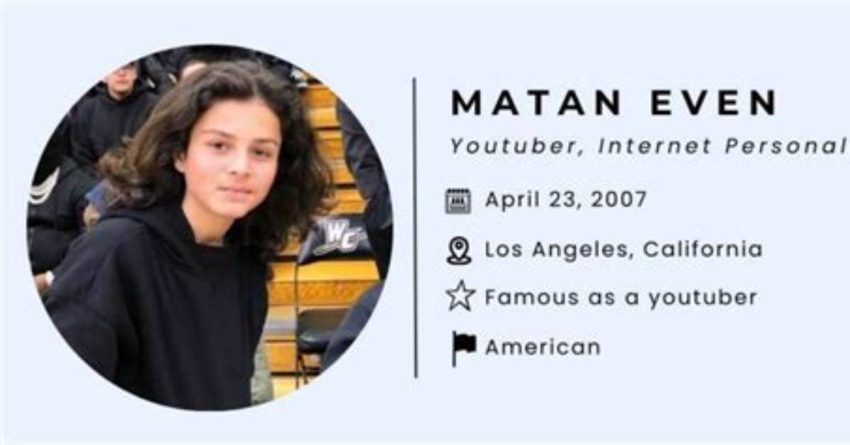 Matan Even Net Worth, Age, Height, Bio, Birthday, Wiki!