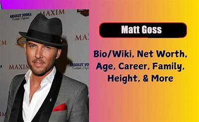 Matt Goss Net Worth, Age, Height, Bio, Birthday, Wiki!