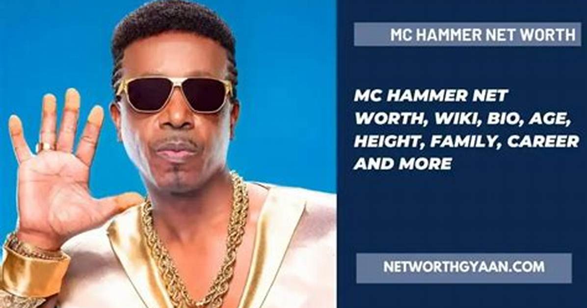Mc Hammer Net Worth, Age, Height, Bio, Birthday, Wiki!