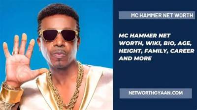Mc Hammer Net Worth, Age, Height, Bio, Birthday, Wiki!
