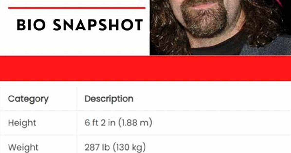 Mick Foley Net Worth 2024, Age, Height, Bio, Birthday, Wiki!