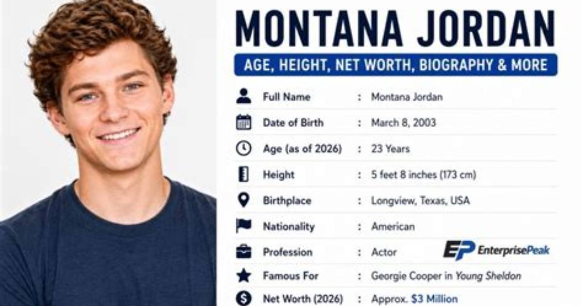 Montana Jordan Net Worth, Age, Height, Bio, Birthday, Wiki!