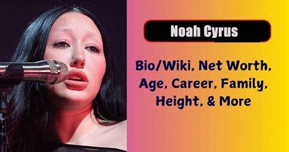 Noah Cyrus Net Worth, Age, Height, Bio, Birthday, Wiki!