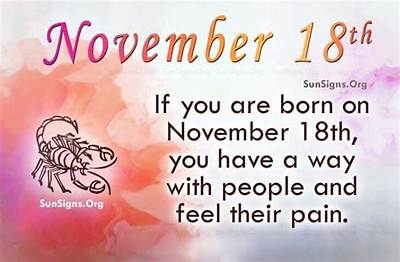 November 18 Famous Birthdays - All Famous Birthdays