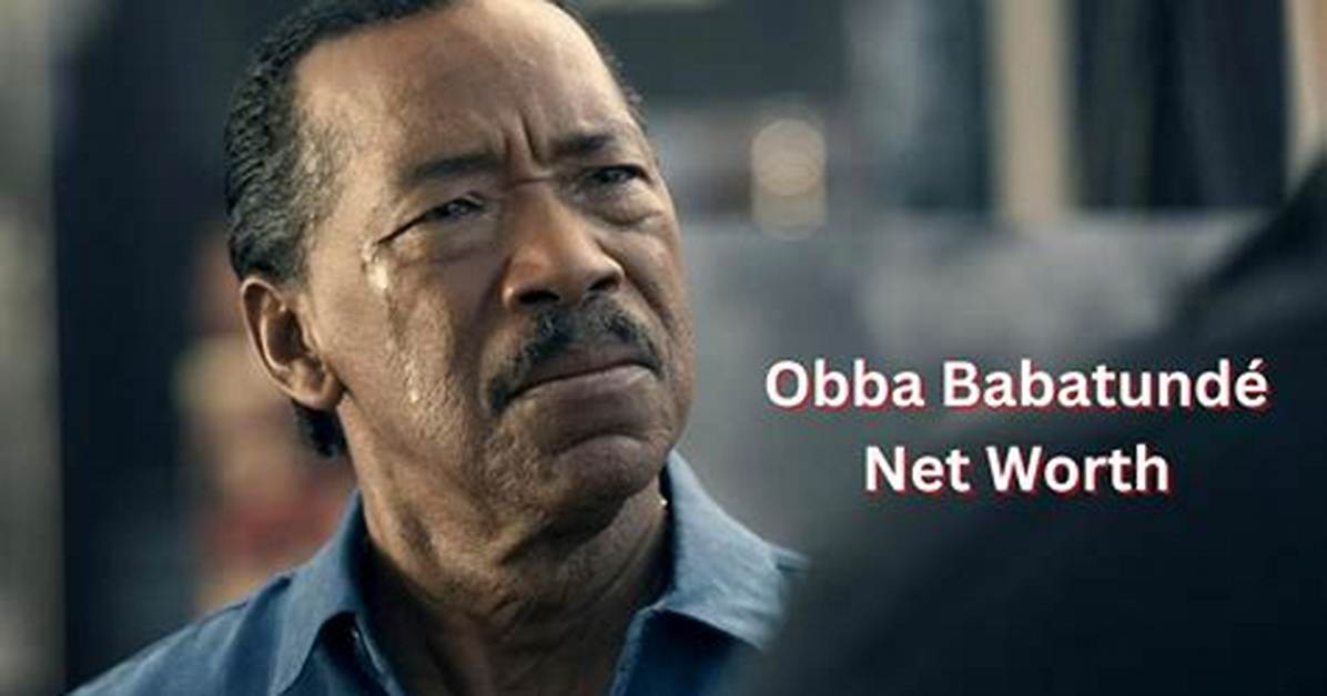Obba Babatunde Net Worth, Age, Height, Bio, Birthday, Wiki!