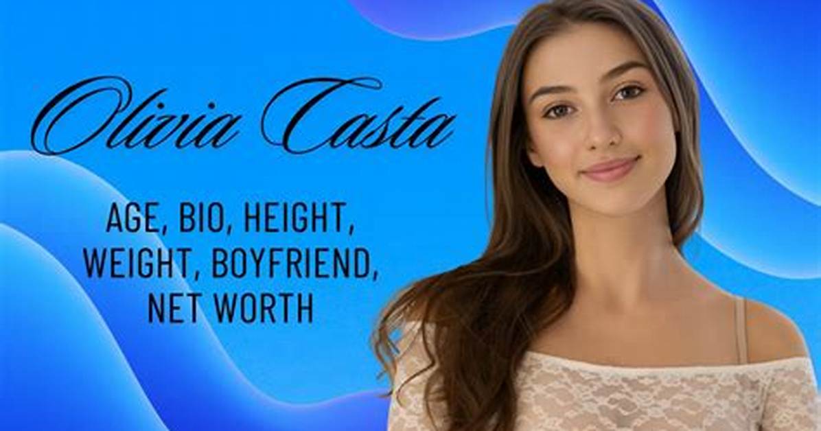 Olivia Castaneda Net Worth 2024, Age, Height, Bio, Birthday, Wiki!