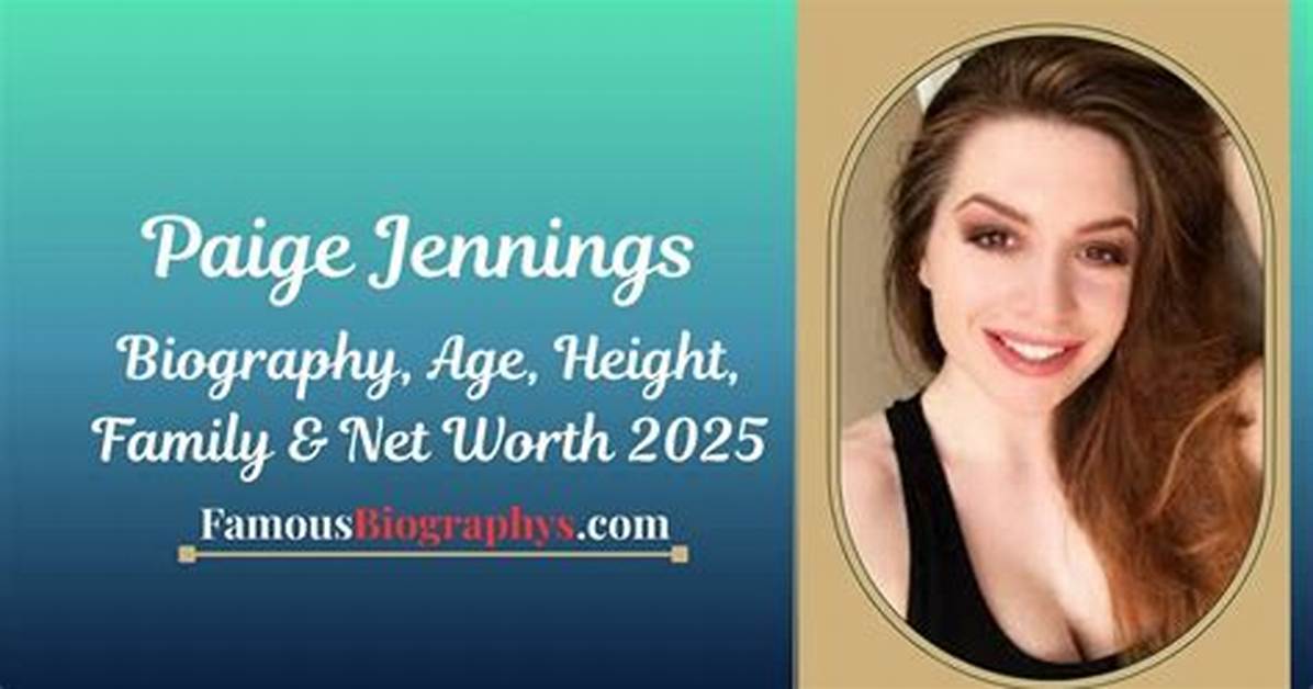 Paige Parker - Net Worth, Age, Height, Birthday, Bio, Wiki!