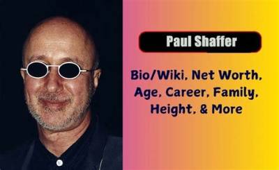 Paul Shaffer Net Worth, Age, Height, Bio, Birthday, Wiki!