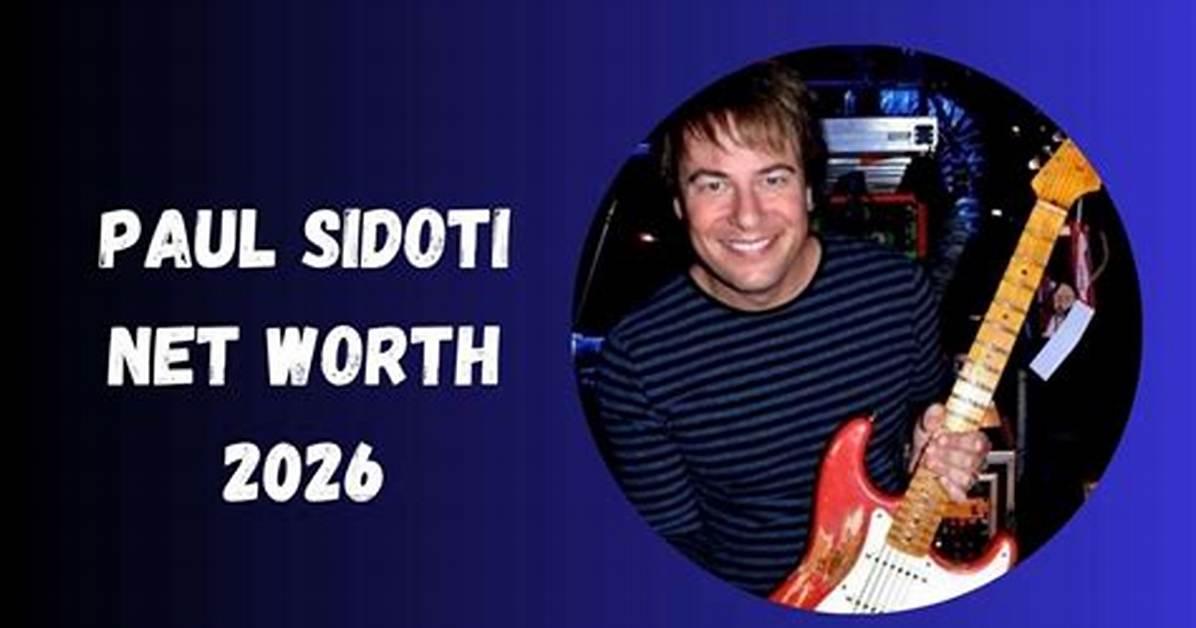 Paul Sidoti Net Worth, Age, Height, Bio, Birthday, Wiki!