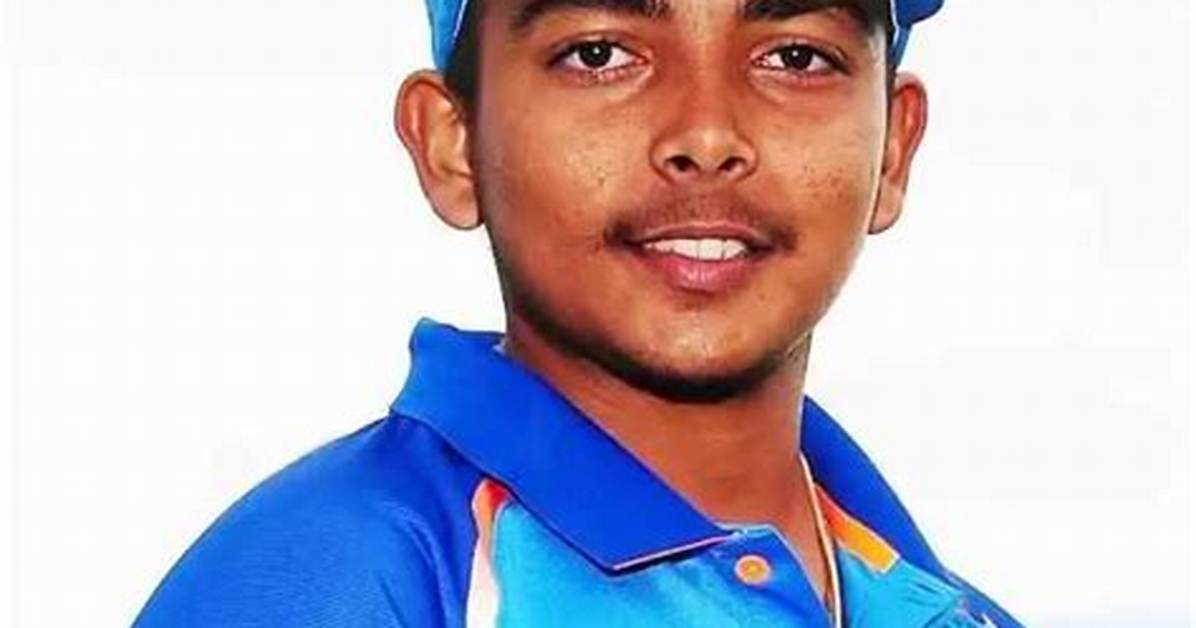 Prithvi Shaw Net Worth, Age, Height, Bio, Birthday, Wiki!