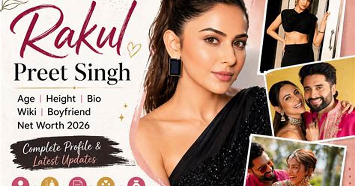 Rakul Preet Singh Net Worth, Age, Height, Bio, Birthday, Wiki!