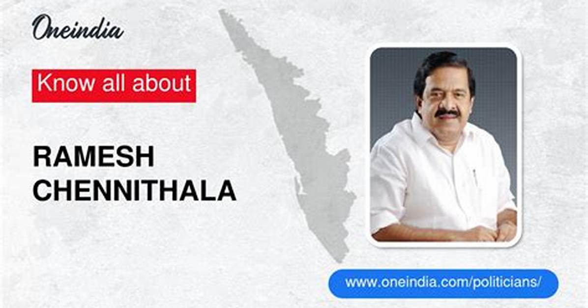 Ramesh Chennithala - Net Worth, Age, Height, Birthday, Bio, Wiki!