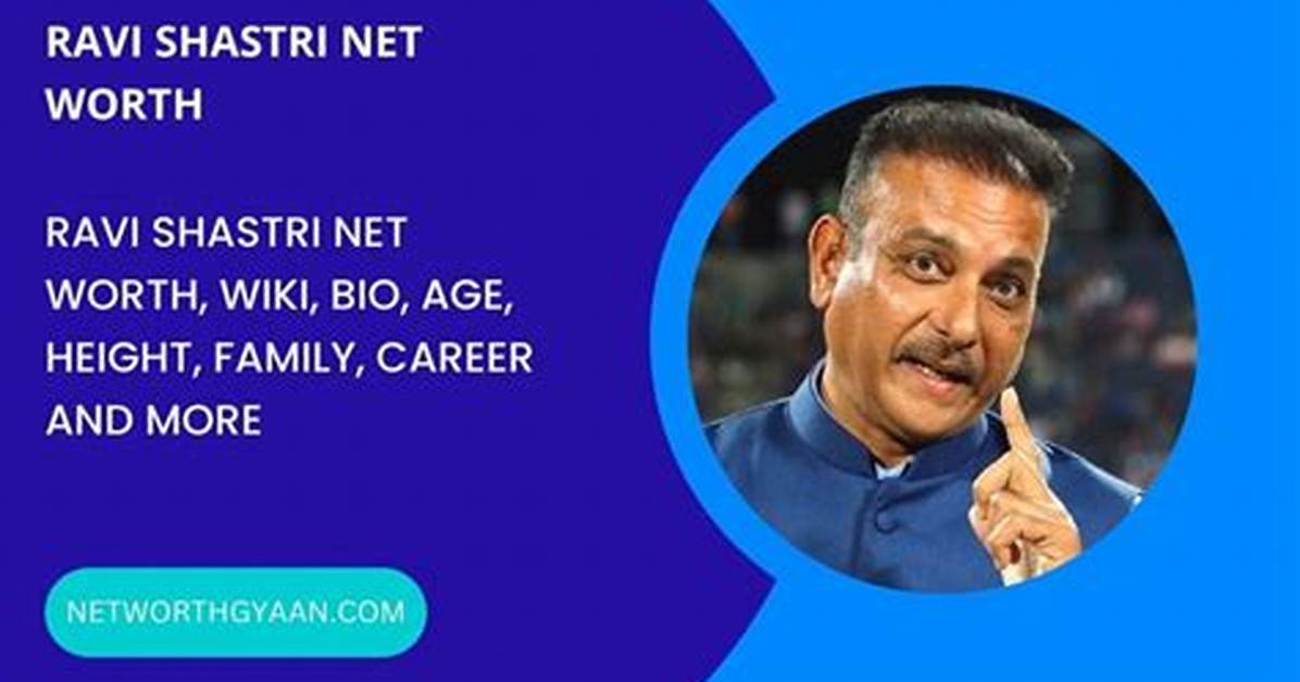 Ravi Shastri Net Worth, Age, Height, Bio, Birthday, Wiki!