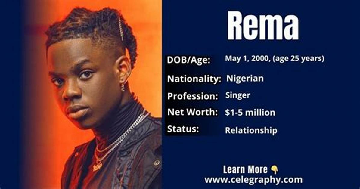 Rema Namakula Net Worth 2024, Age, Height, Bio, Birthday, Wiki!