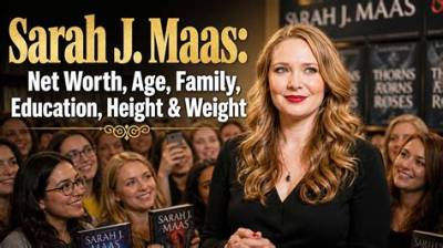 Sarah Maas Net Worth, Age, Height, Bio, Birthday, Wiki!