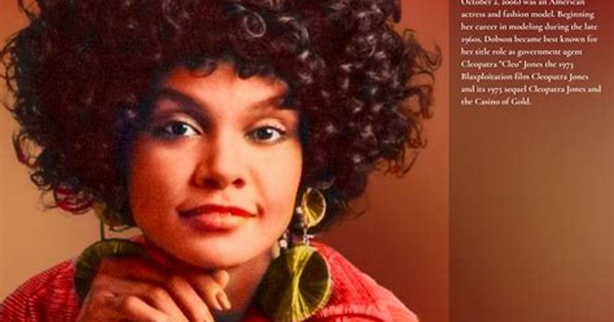Tamara Dobson Net Worth, Age, Height, Bio, Birthday, Wiki!