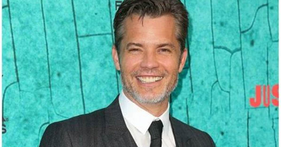 Timothy Olyphant Net Worth, Age, Height, Bio, Birthday, Wiki!
