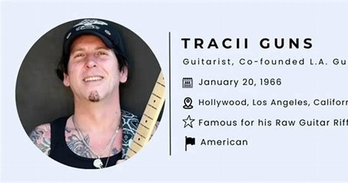 Tracii Guns Net Worth, Age, Height, Bio, Birthday, Wiki!