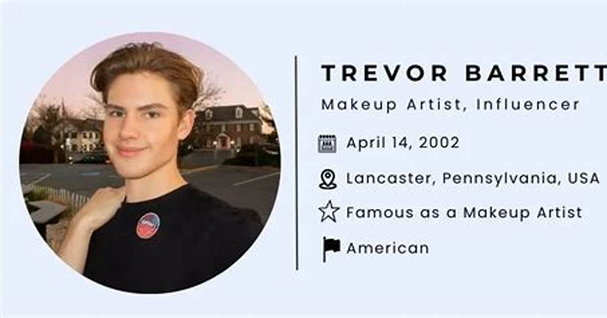 Trevor Barrett Net Worth, Age, Height, Bio, Birthday, Wiki!