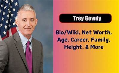 Trey Gowdy Net Worth, Age, Height, Bio, Birthday, Wiki!