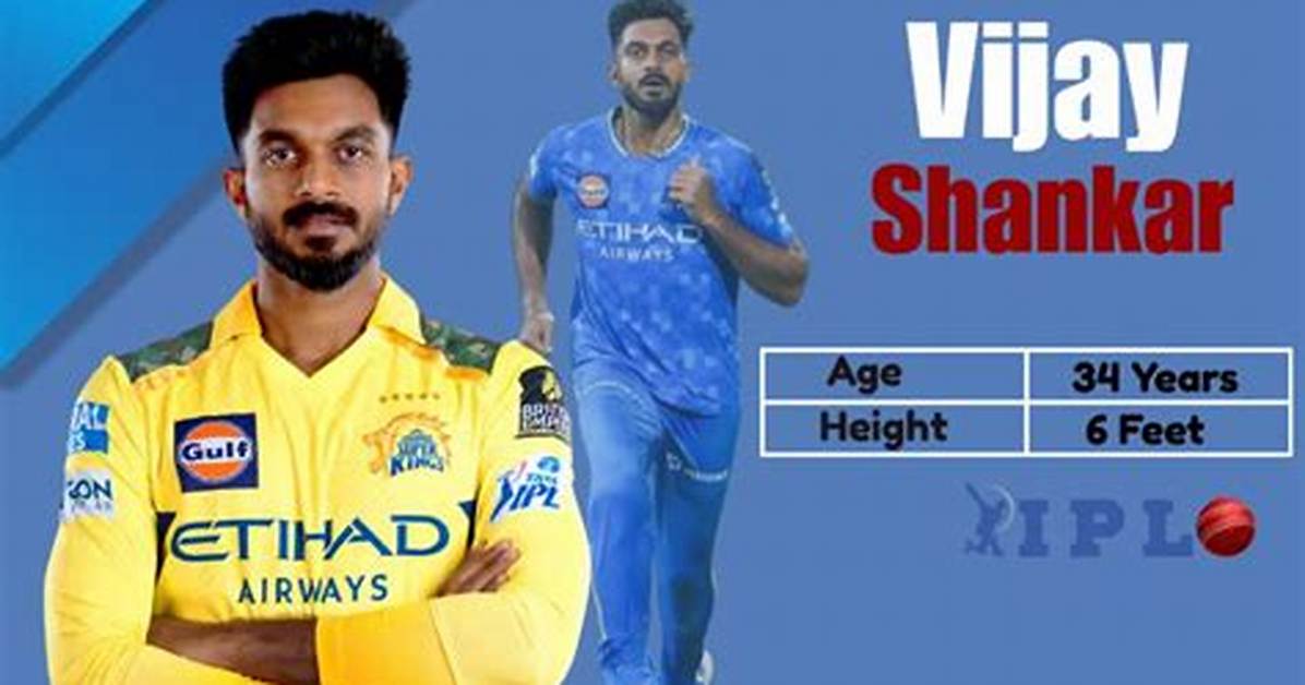 Vijay Shankar Net Worth, Age, Height, Bio, Birthday, Wiki!