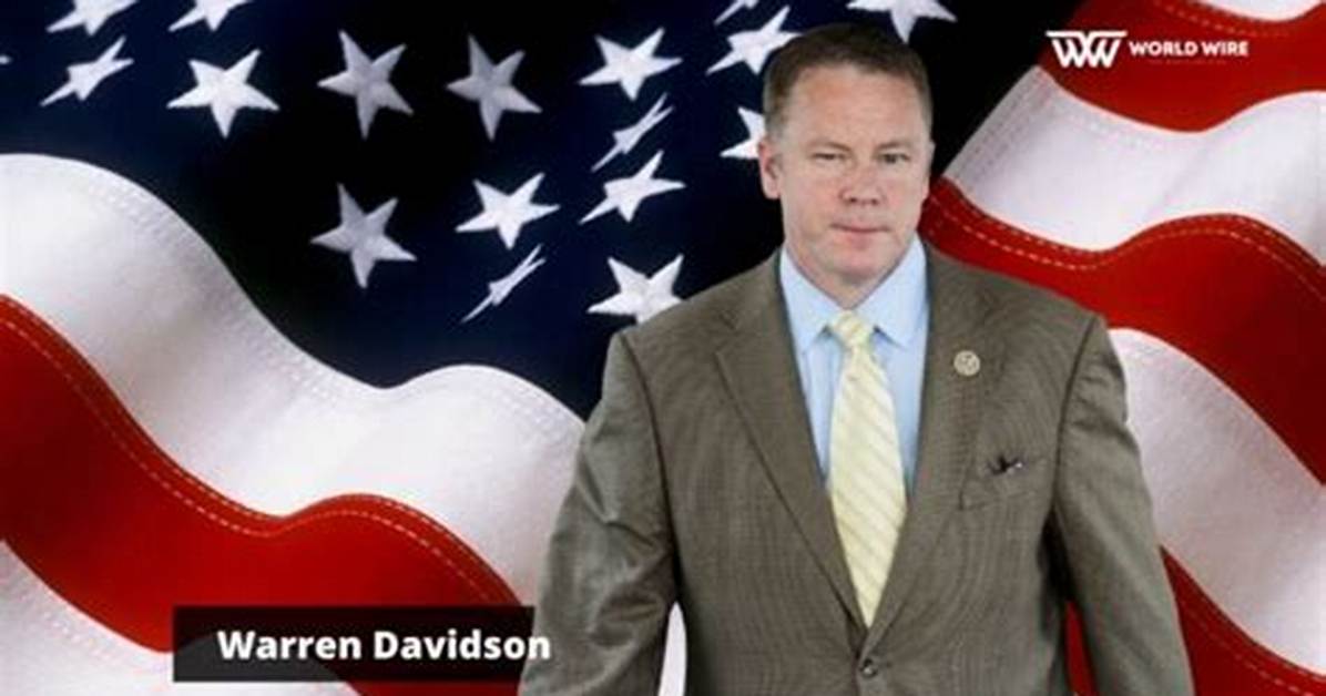 Warren Davidson Net Worth, Age, Height, Bio, Birthday, Wiki!